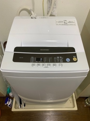 【3000円で売ります‼️】洗濯機　アイリスオーヤマ IAW-T501 / ホワイト