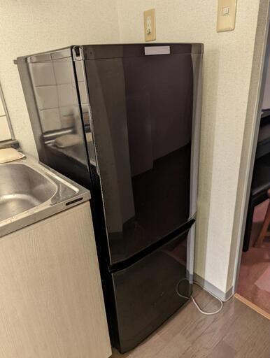 【決まりました】三菱　ノンフロン冷蔵庫 黒 2016年製