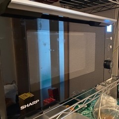 電子レンジ　SHARP ブラック