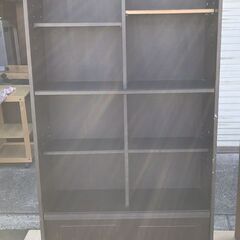 木製 本棚 収納棚 食器棚 幅91cm×奥行30cm×高さ181cm