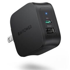 QC充電対応！　超急速充電器 RAVPOWER 