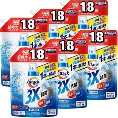 【新品・未開封】アタック 3X 詰め替え 1320g 6個