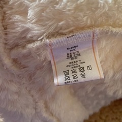 ボアベスト/ベビー/キッズ/50〜70センチ/ホワイトの画像