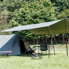 テンマクデザイン！ツーピークキャビン・タープセット