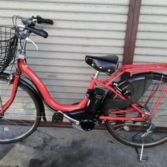 ヤマハ電動自転車PM26NL 26インチ 内装3段レッド 美品 配送無料

