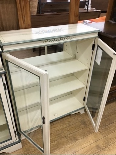 KM-102【ご来店頂ける方限定】アンティークスタイル　キュリオケース