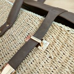 【未使用】かごバッグ【ほつれあり】の画像