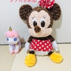 新品タグ付き　BIG ミニーミッキー　ディズニー　ぬいぐるみ