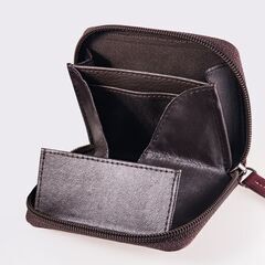 オーストリッチ革(駝鳥) 小銭入れ ボルドー 品番c20-129の画像
