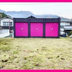 🏘️ ふじビレッジ（安佐町大字飯室）貸倉庫／倉庫付き貸地 　資材...