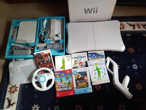 wii本体、ソフト、wiifitなど