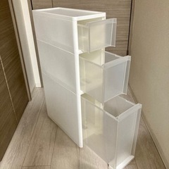 (現金可) 洗面所　収納　白の画像