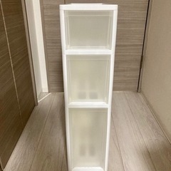 (現金可) 洗面所　収納　白の画像