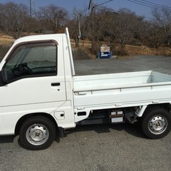 サンバー　4WD サンバートラック　4駆　リサイクル料込み　エアコン付き　個人出品　　の画像