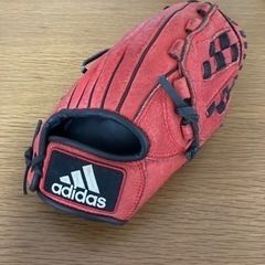 アディダス　キッズグローブ　PUレザー