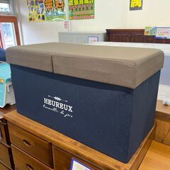 ◎B317　マルチ　収納　スツール　幅：75cm　奥行：37cm...