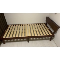 木製シングルベッド タンスのゲン