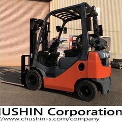 1.5トン　サイドシフト　ガソリン　フォークリフト　関東輸送費無料(条件有)　トヨタ　エンジンフォーク　1.5t　1500kg　(検： 1t　1ﾄﾝ　1.8t　1.8ﾄﾝ　1800kg)の画像