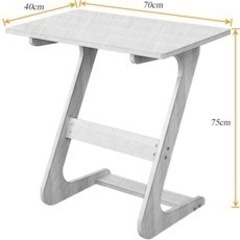 【先着順再募】DlandHome サイドテーブル パソコンデスク ミニテーブルをお譲りしますの画像