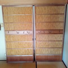 夏用ふすま　2枚セット