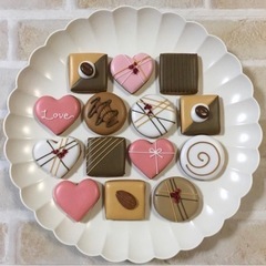 チョコレートみたいなアイシングクッキーレッスン