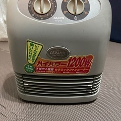 セラミックファンヒーターの画像