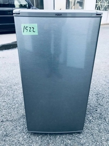 ✨2020年製✨1522番 AQUA✨ノンフロン直冷式冷蔵庫✨AQR-8G(S)‼️