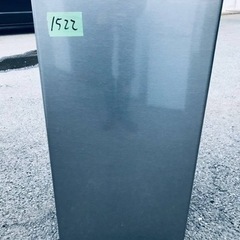 ✨2020年製✨1522番 AQUA✨ノンフロン直冷式冷蔵庫✨AQR-8G(S)‼️