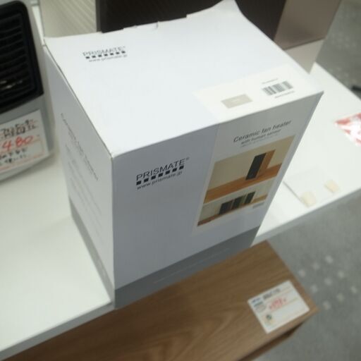 PRISMATE  2018年製 人感センサー付き セラミックヒーター  PR-WA003-W 【モノ市場半田店】151
