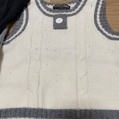 秋冬物☆子供服お下がり☆ニットベストカーディガンブルゾンの画像