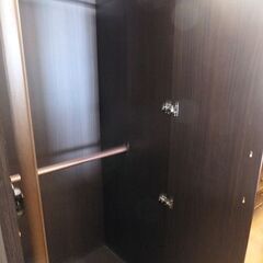 □NITORI/ニトリ◆ワードロープ モール 120ワード ダークブラウン クローゼット 収納 の画像