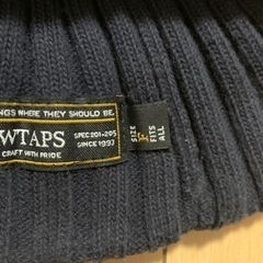 美品　WTAPS ニット帽の画像