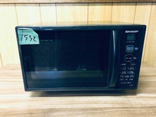 ✨2019年製✨1532番 SHARP✨電子レンジ✨RE-S50B-B‼️