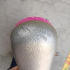 0128-090 ピンクの一輪車 約18インチの画像