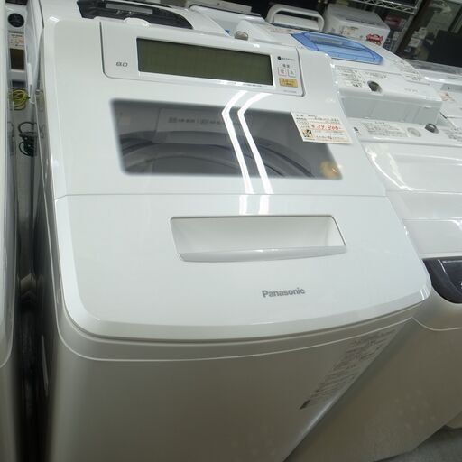 パナソニック 2019年製 8.0kg インターバー 洗濯機 NA-SJFA806 【モノ市場半田店】151