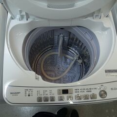 シャープ 2018年製 6.0kg 洗濯機 ES-G60UC 【モノ市場半田店】151の画像