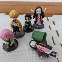 鬼滅の刃、炭治郎、禰豆子、善逸などフィギアミニの画像