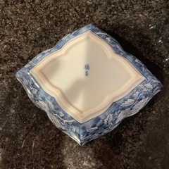 たち吉　ひし形　ぼたん唐草　小鉢4個セットの画像
