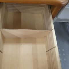 ドレッサー 木製 イス付き 【モノ市場半田店】151の画像