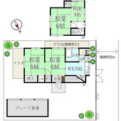 ▼3/3大幅価格DOWN★田舎暮らし物件！★大型倉庫付きの4K！★自分好みにDIYする物件としても◎ - 高島市