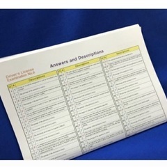 driving License test bookの画像