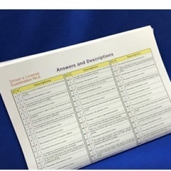 driving License test bookの画像