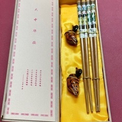 値下げした❗️大中華　高級お箸セット　箸置き  新品　送料無料