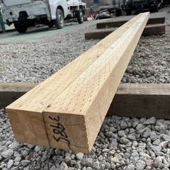 ❌完売❌☆防虫、防蟻処理済☆ 一等級　角材　9cm×9cm×4.88m 3.98m 2本セットの画像