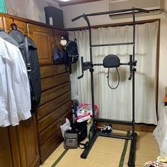 懸垂マシン(ぶら下がり健康器)、ダンベルセット