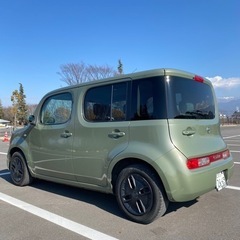 ニッサン　キューブ　4WD Nissan cube オーガニックオリーブ atの画像