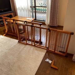 犬　柵　ペットゲートの画像