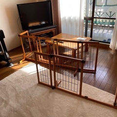 犬　柵　ペットゲートの画像