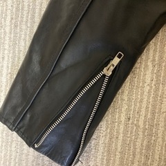 新品　本革シングルライダージャケット　XLの画像