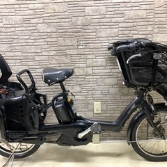 ブリヂストン アンジェリーノ 電動自転車 中古 新基準 3人乗り リチウム 26インチ 前子供乗せ付 充電器付 BRIDGESTONE Angelino 東京23区配達無料 12.8Ah 新基準 ブリヂストン アンジェリーノ